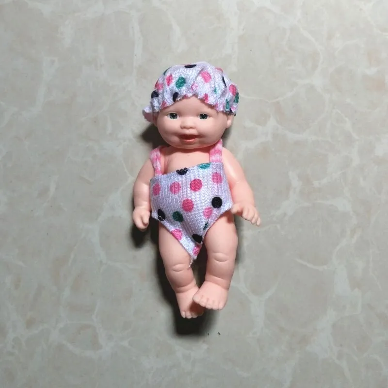 12cm many styles Silicone mulation baby Doll toy Newborn Boy Girl Soft Emulated reborn baby doll Children Gift Toy Birthday Gift