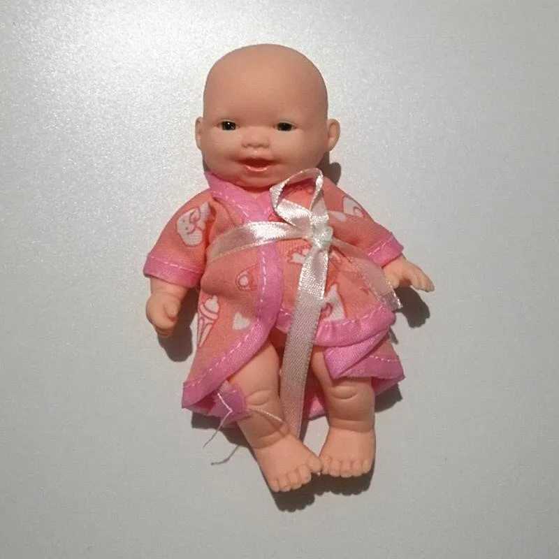 12cm many styles Silicone mulation baby Doll toy Newborn Boy Girl Soft Emulated reborn baby doll Children Gift Toy Birthday Gift