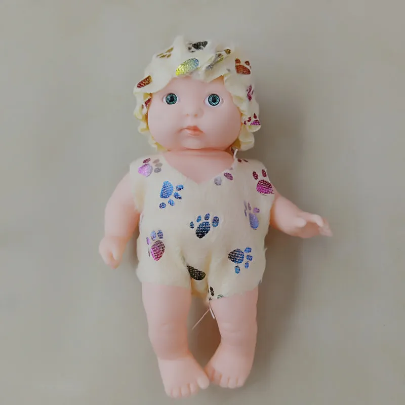 12cm many styles Silicone mulation baby Doll toy Newborn Boy Girl Soft Emulated reborn baby doll Children Gift Toy Birthday Gift