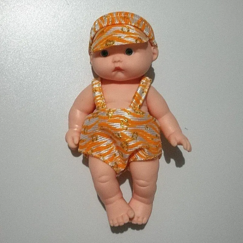 12cm many styles Silicone mulation baby Doll toy Newborn Boy Girl Soft Emulated reborn baby doll Children Gift Toy Birthday Gift