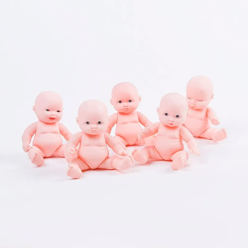 12cm many styles Silicone mulation baby Doll toy Newborn Boy Girl Soft Emulated reborn baby doll Children Gift Toy Birthday Gift