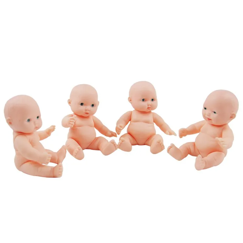 12cm many styles Silicone mulation baby Doll toy Newborn Boy Girl Soft Emulated reborn baby doll Children Gift Toy Birthday Gift