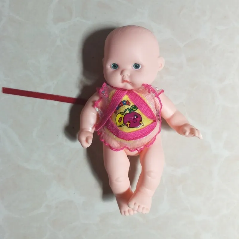 12cm many styles Silicone mulation baby Doll toy Newborn Boy Girl Soft Emulated reborn baby doll Children Gift Toy Birthday Gift