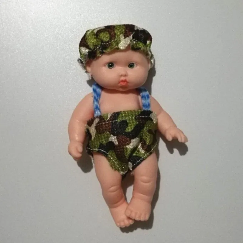 12cm many styles Silicone mulation baby Doll toy Newborn Boy Girl Soft Emulated reborn baby doll Children Gift Toy Birthday Gift