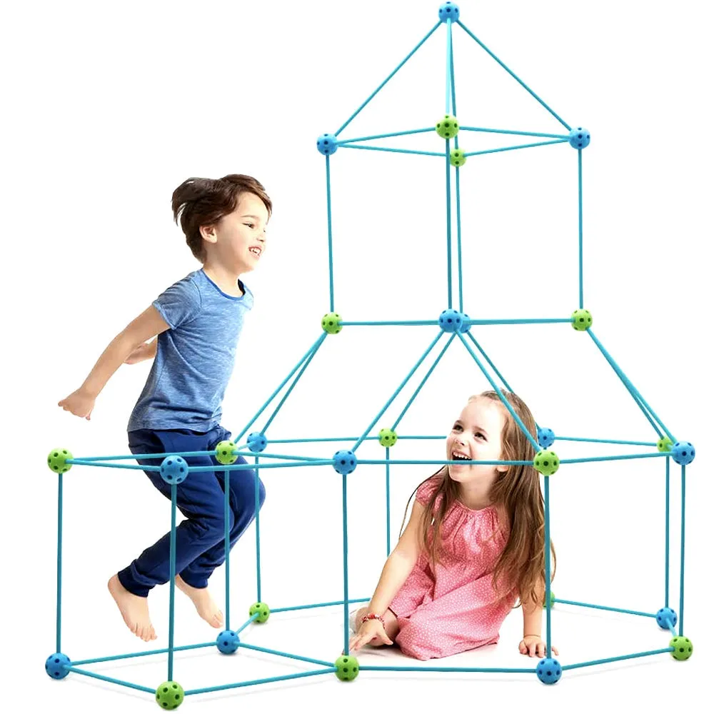 154 PCS Fort Building Kit Glow in The Dark For Kids Building