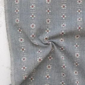 1YD 34IN REMNANT; Daisies in Denim | Fableism Supply Co