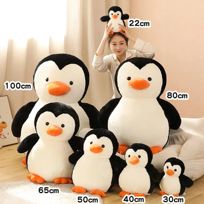 22/50cm Kawaii Huggable Soft Penguin Plush Toys for Children Stuffed Toys Baby Doll Kids Toy Birthday Gift For Children Girls