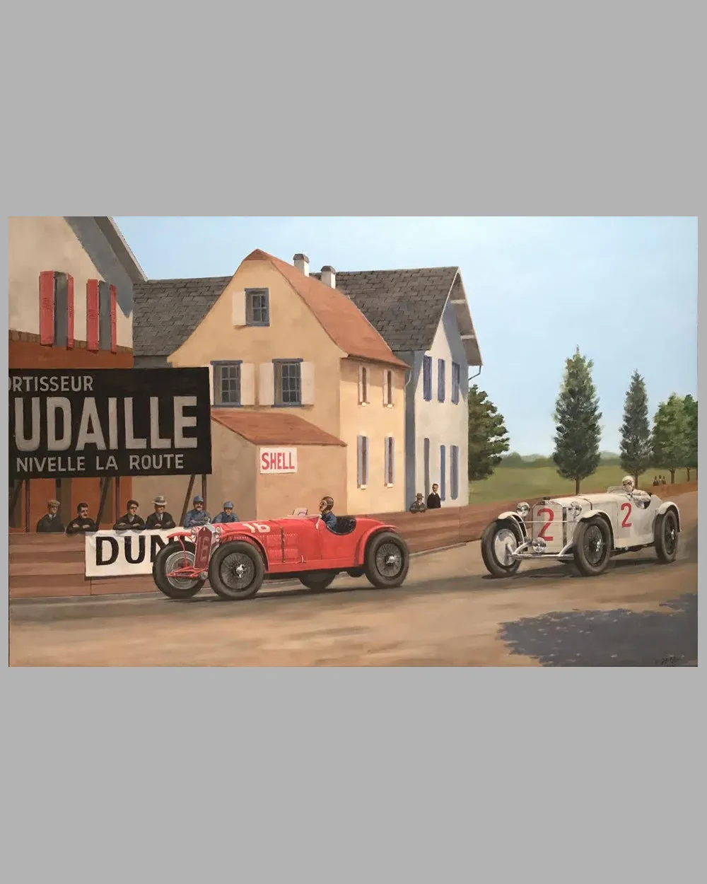 24 Hours of Le Mans 1931 Painting By Fred Stout