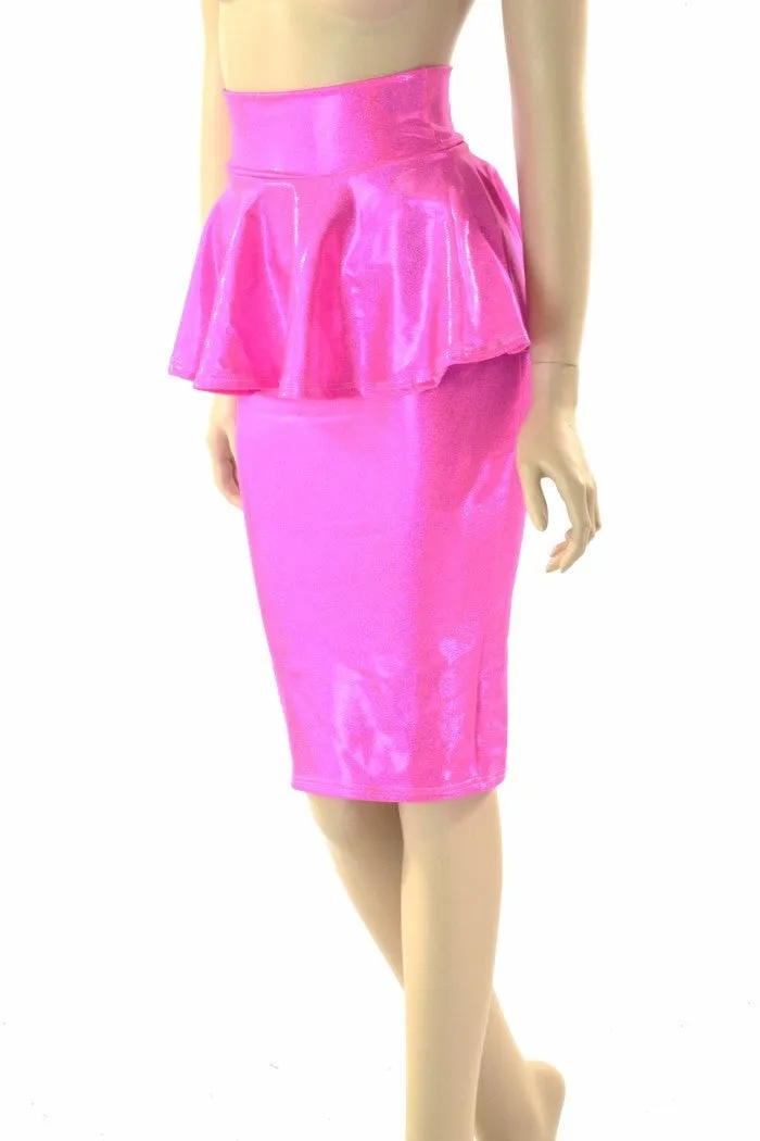 27"  Peplum Wiggle Skirt