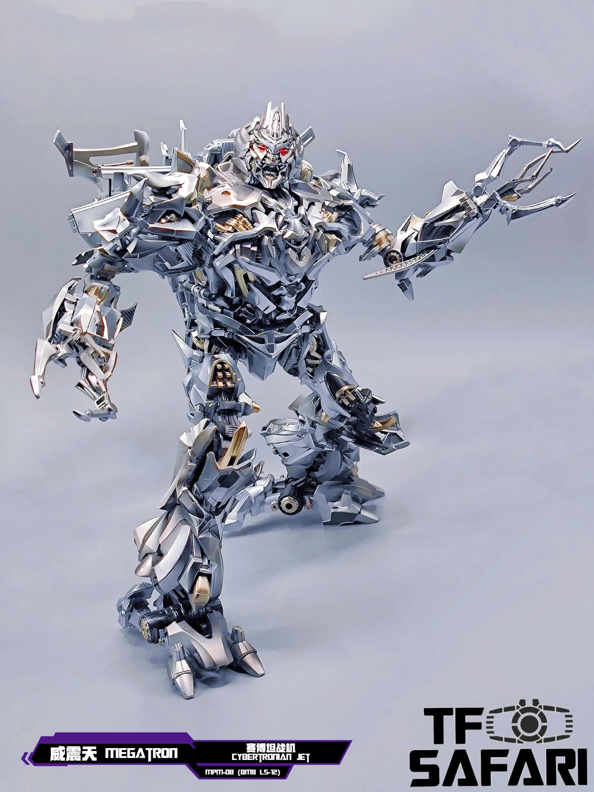 4th Party BMB AOYI Mech LS-12 LS12  Oversized MPM08 Megatron 37cm / 14.5"