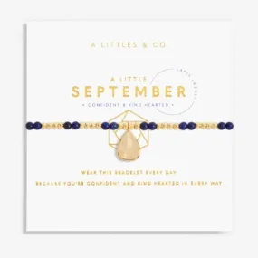 A Little September Lapis Lazuli Birthstone Bracelet