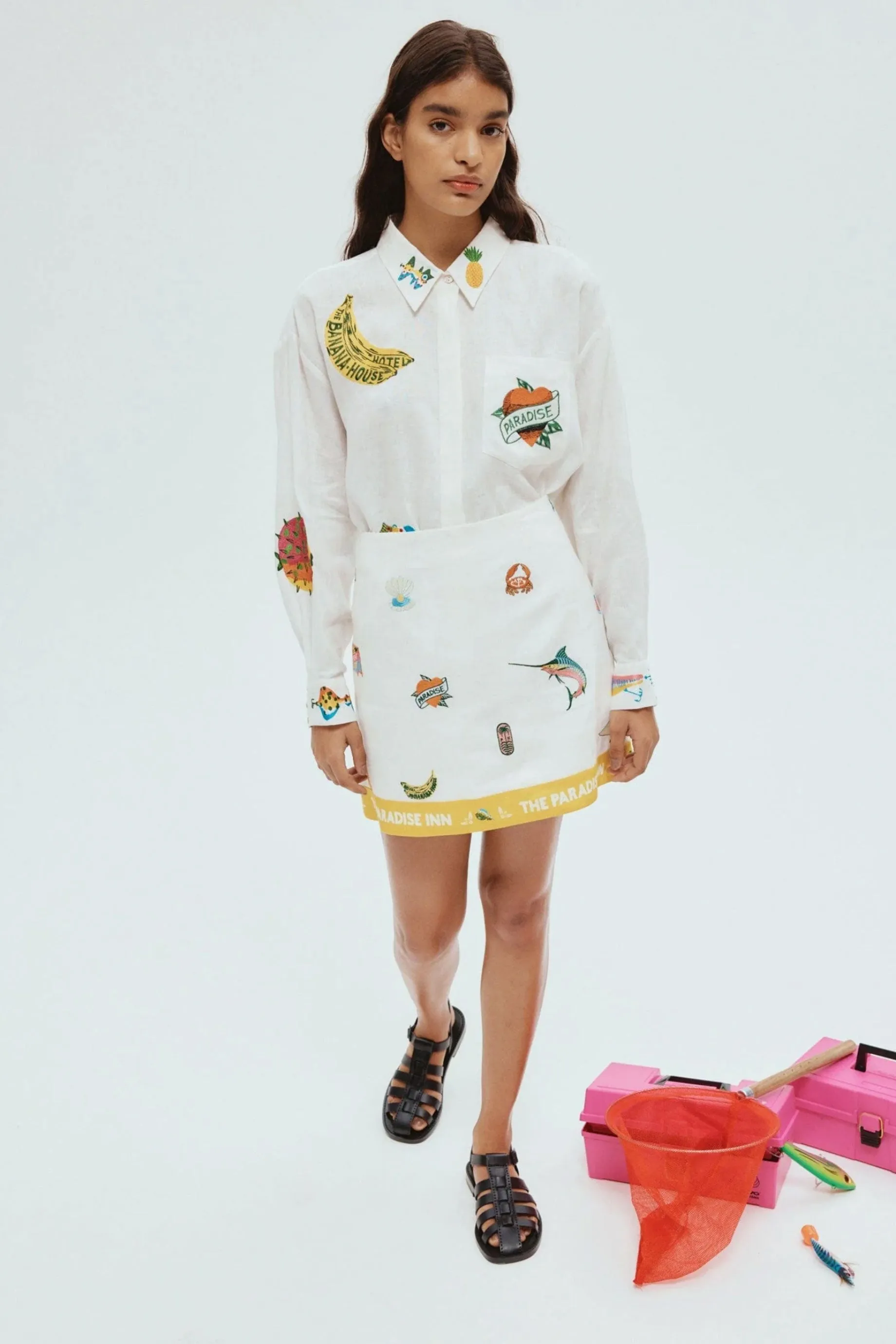 Alemais Clam Shirt - Multi Coloured