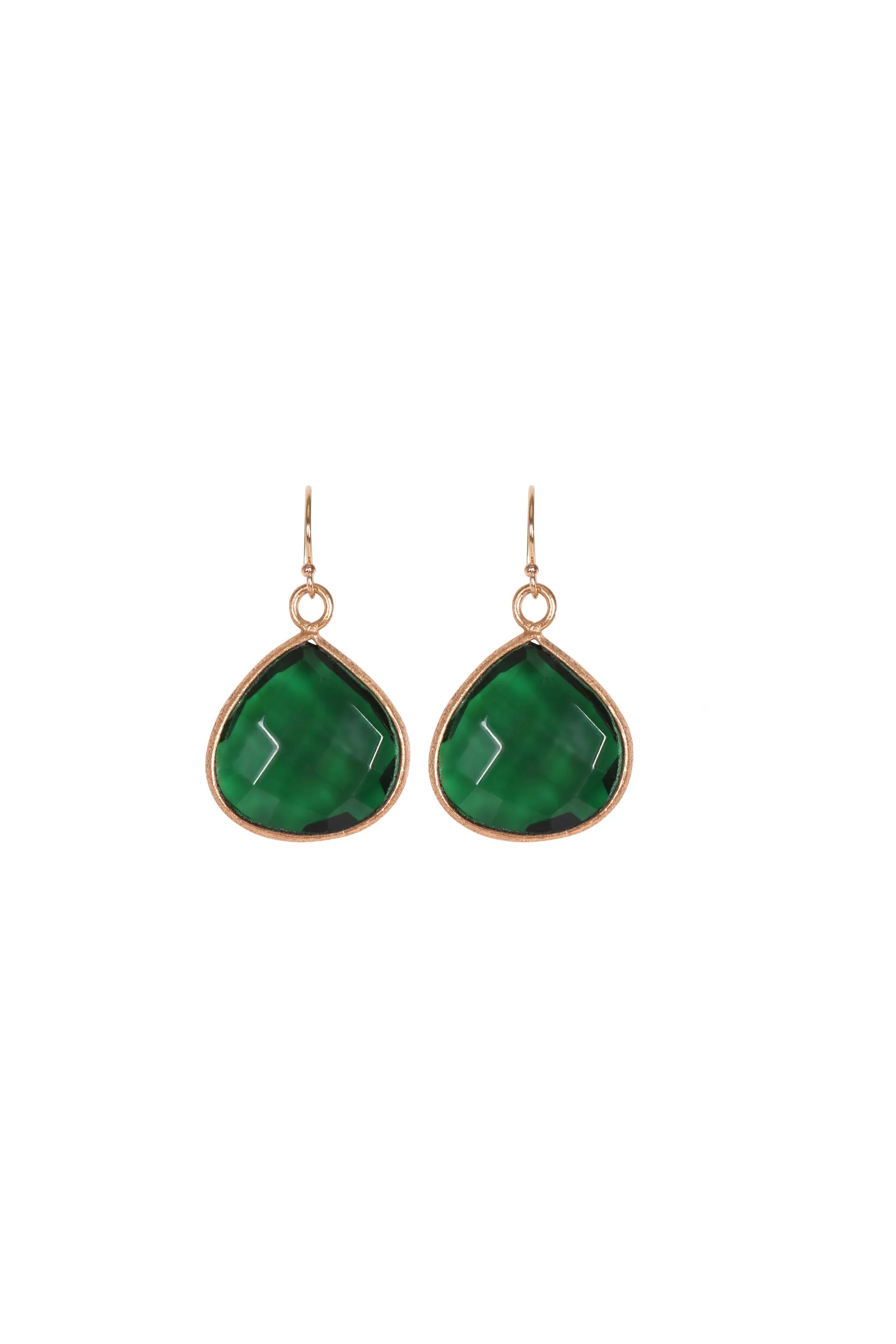 Alouette Design
 Crystal Earring - Emerald