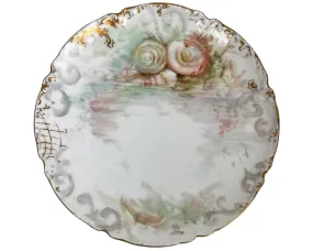 Antique Haviland Limoges Porcelain Plate Signed 1890s Montreal School of Art