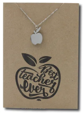 Apple Pendant & Chain - Card 496