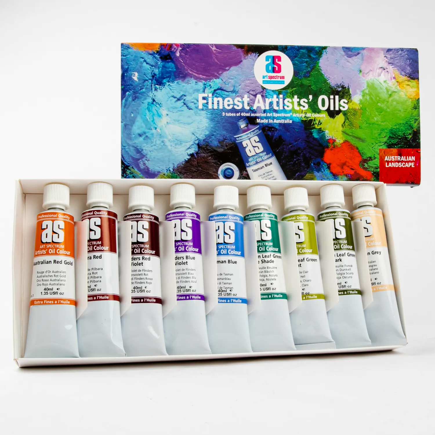 Art Spectrum  Artists' Oil Colours- Australian Landscape - Set Of 9