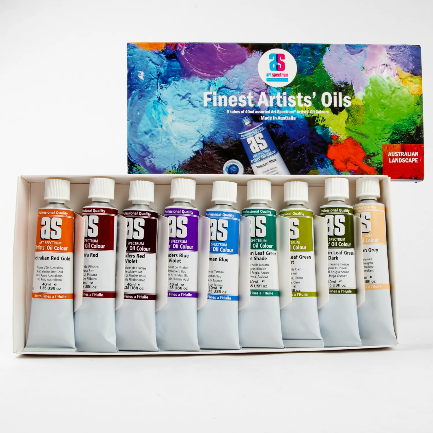 Art Spectrum  Artists' Oil Colours- Australian Landscape - Set Of 9