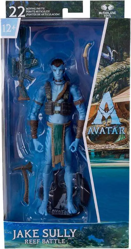 Avatar 2: The Way of Water Jake Sully (Reef Battle) 7 Inch Scale Action Figure