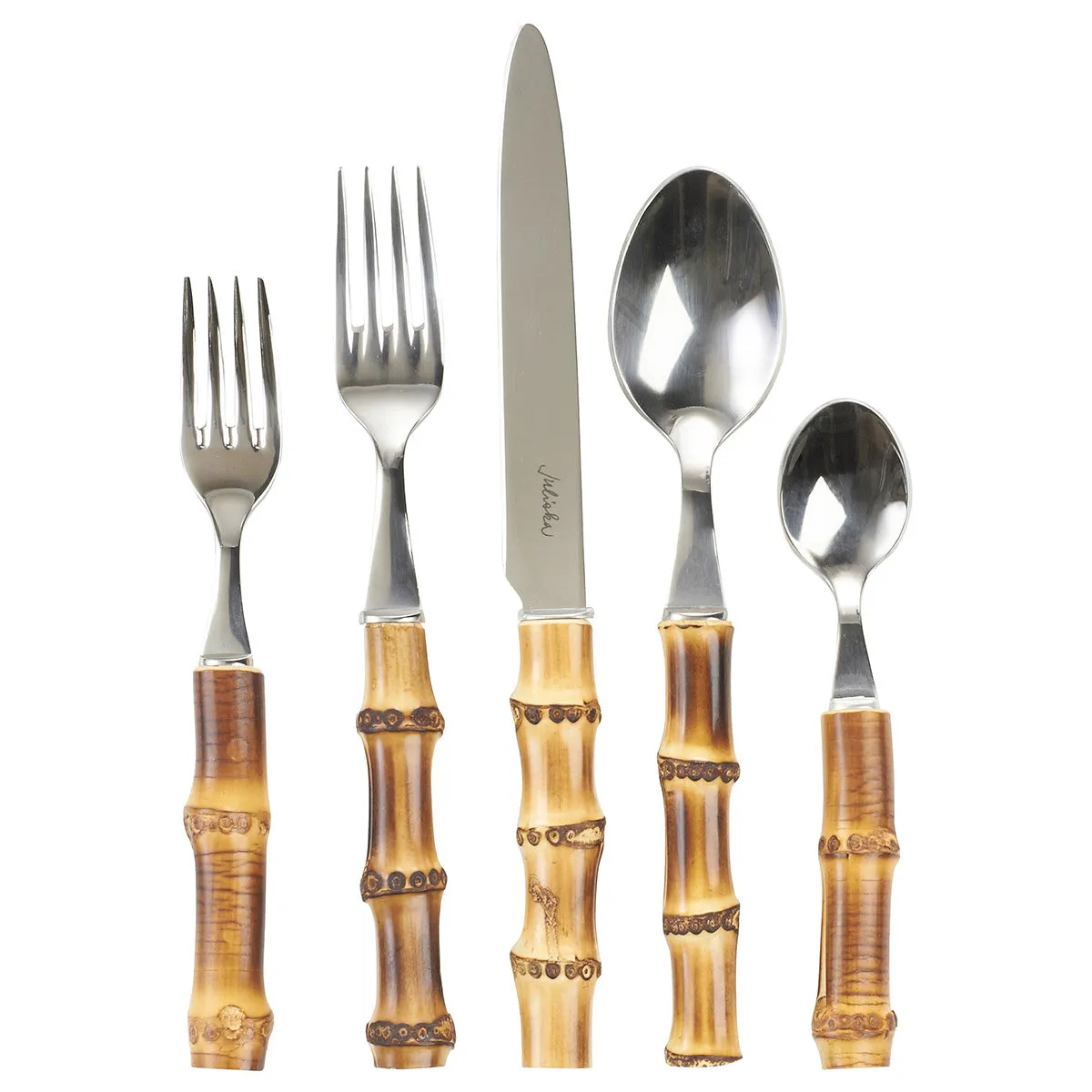 Bamboo 5pc Place Setting - Natural