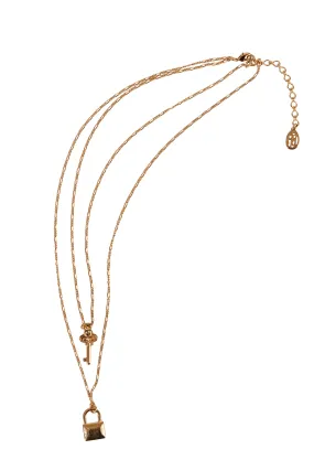 Ben Amun Key Necklace - Gold