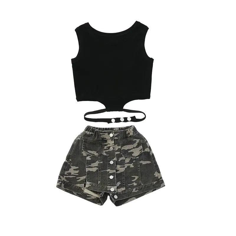 Camo Short Set