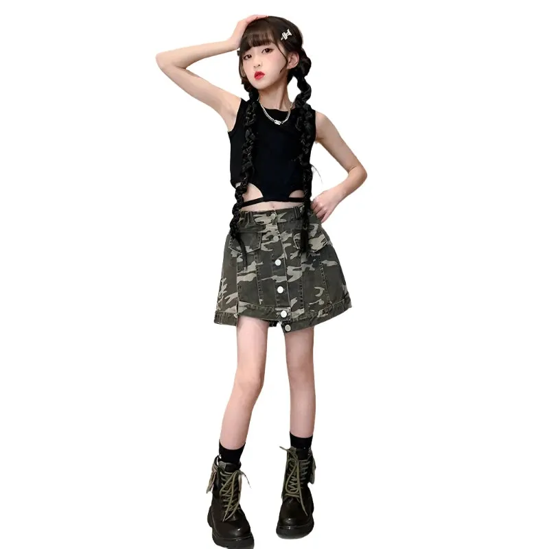 Camo Short Set