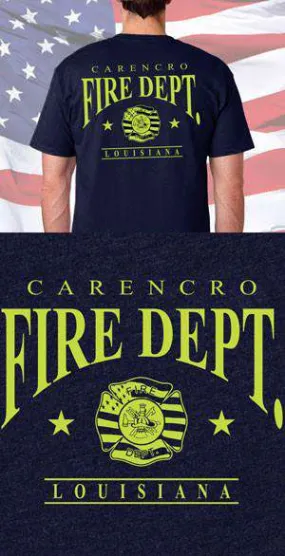 Carencro Fire Department Back Design