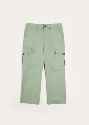 Cargo Pocket Trousers in Green (4-10yrs)