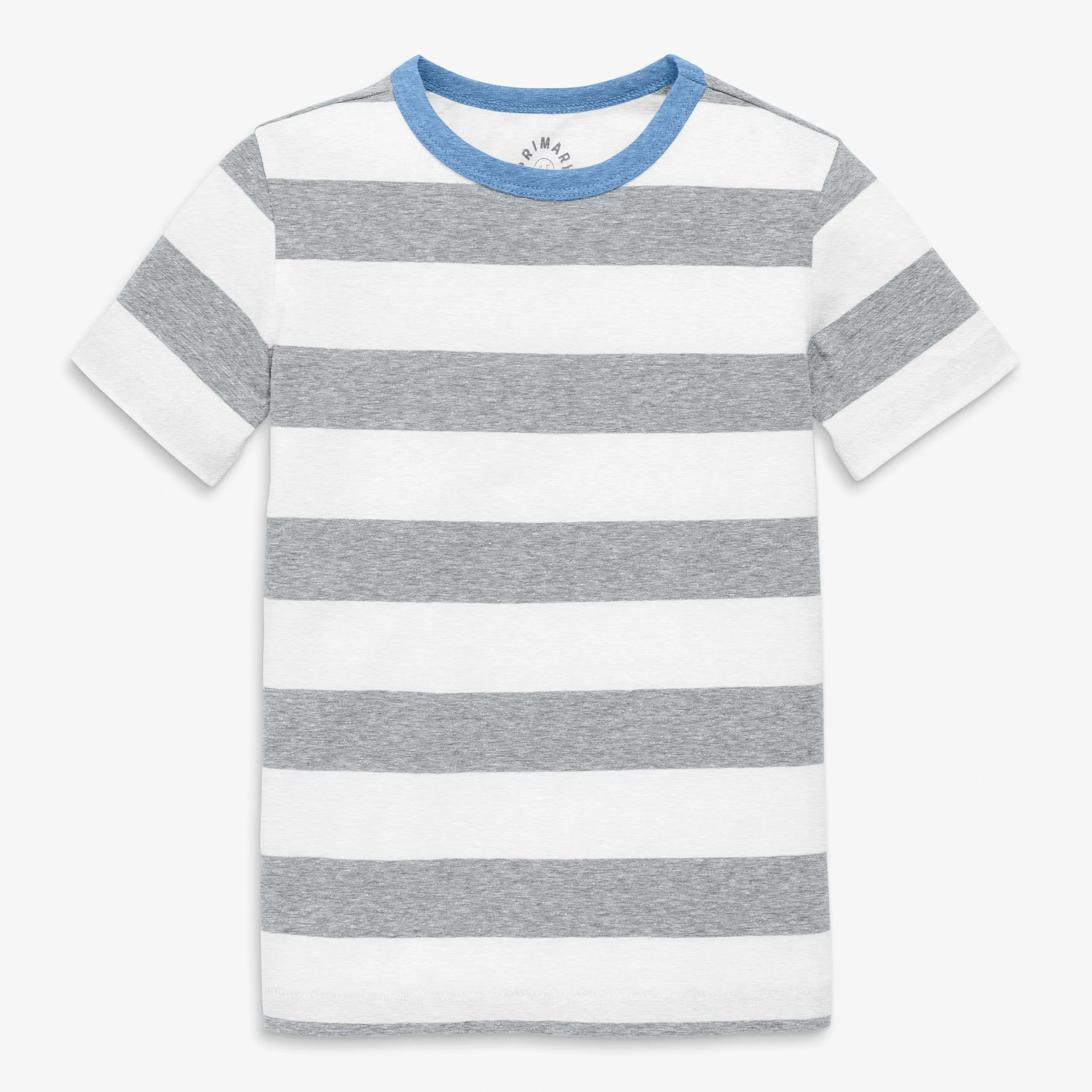 Clearance heathered rugby stripe tee