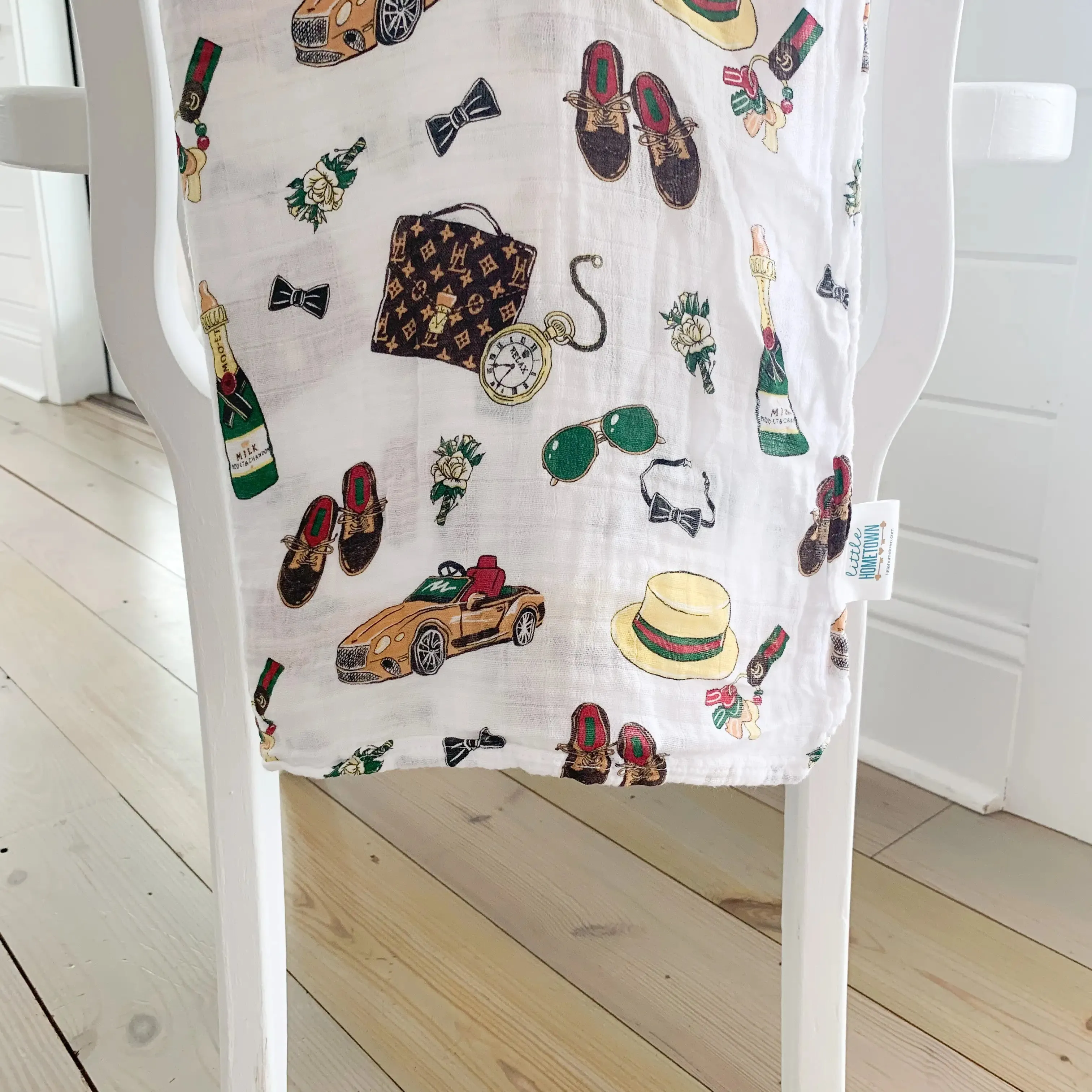 Dapper Napper Swaddle Blanket