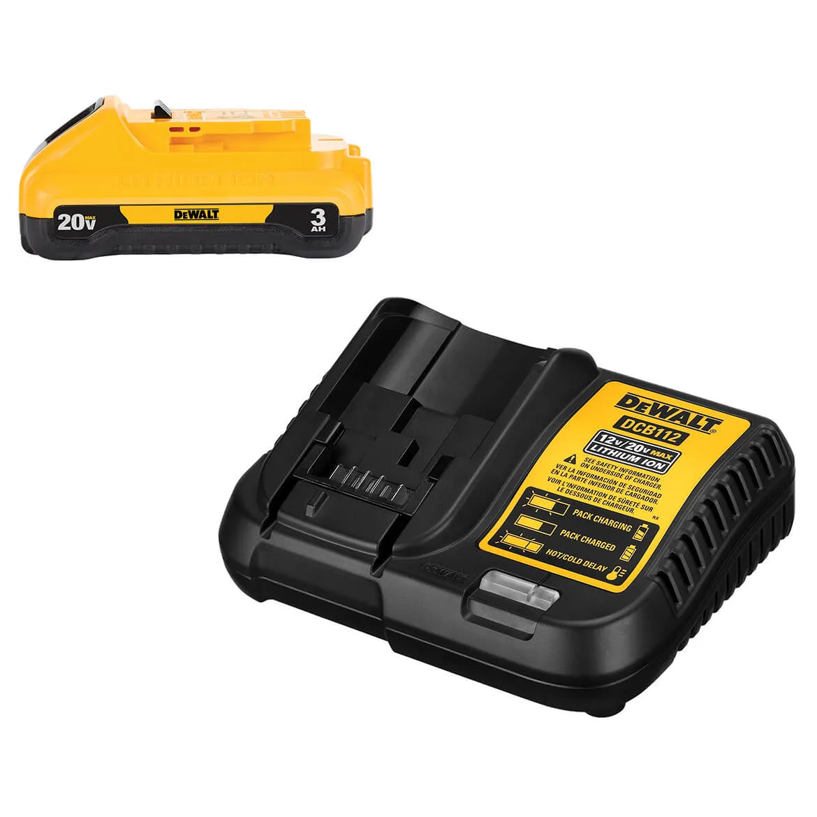 DeWALT DCB230C 20V MAX 3.0Ah Compact Lithium-Ion Charging Starter Kit