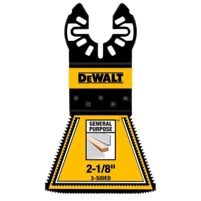 DeWALT DWA4283 2 1/8” General Purpose 3-Sided Oscillating Blade - 1 PK