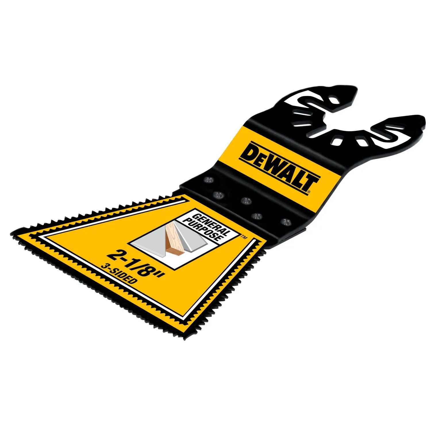 DeWALT DWA4283 2 1/8” General Purpose 3-Sided Oscillating Blade - 1 PK