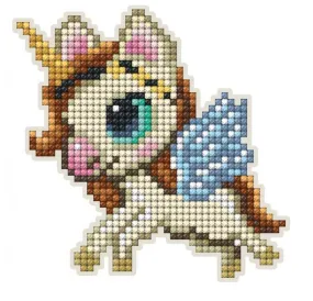 Diamond Painting Magnet Kit - Unicorn With Wings