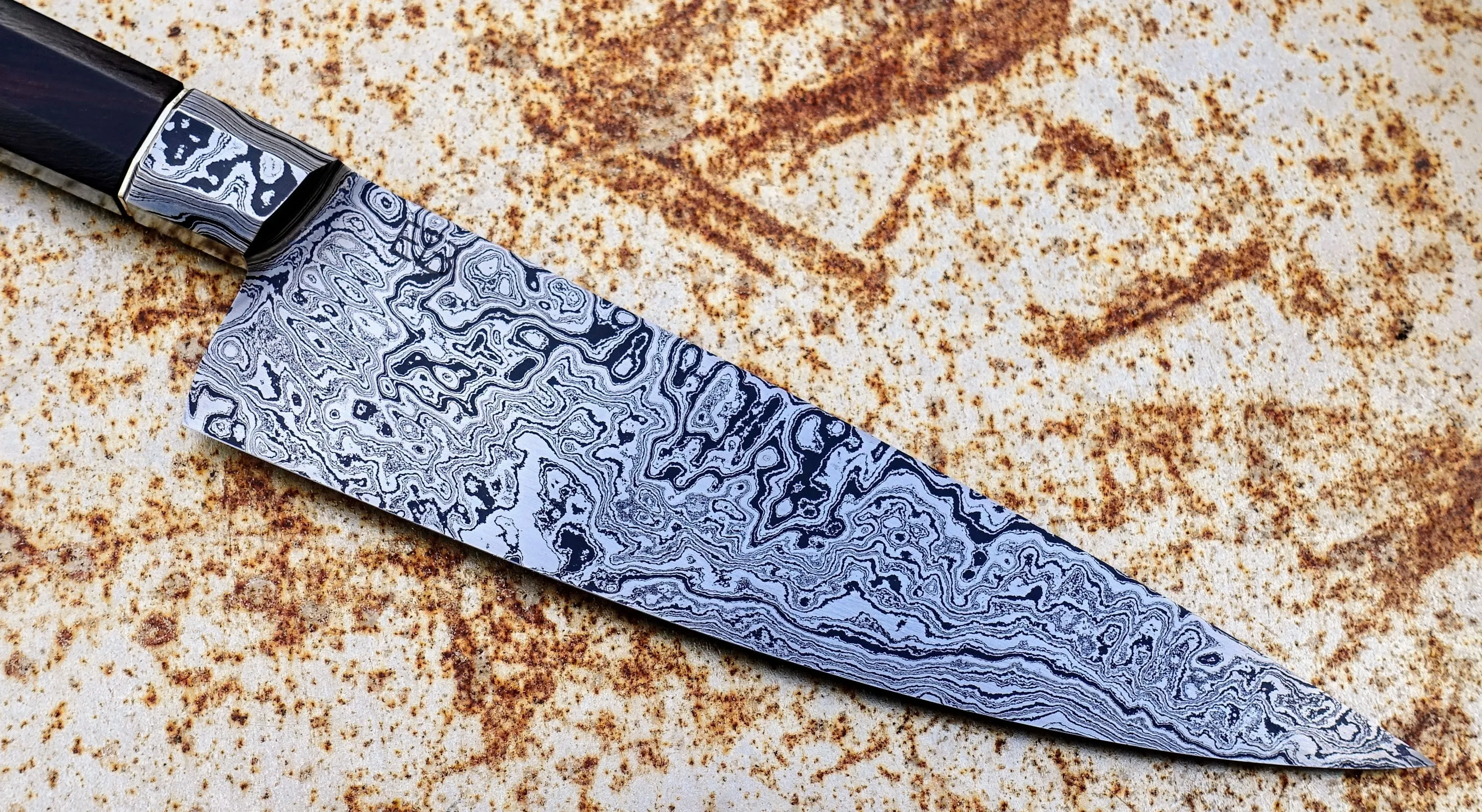 E.B Bladeworks Integral Western Chef 195mm