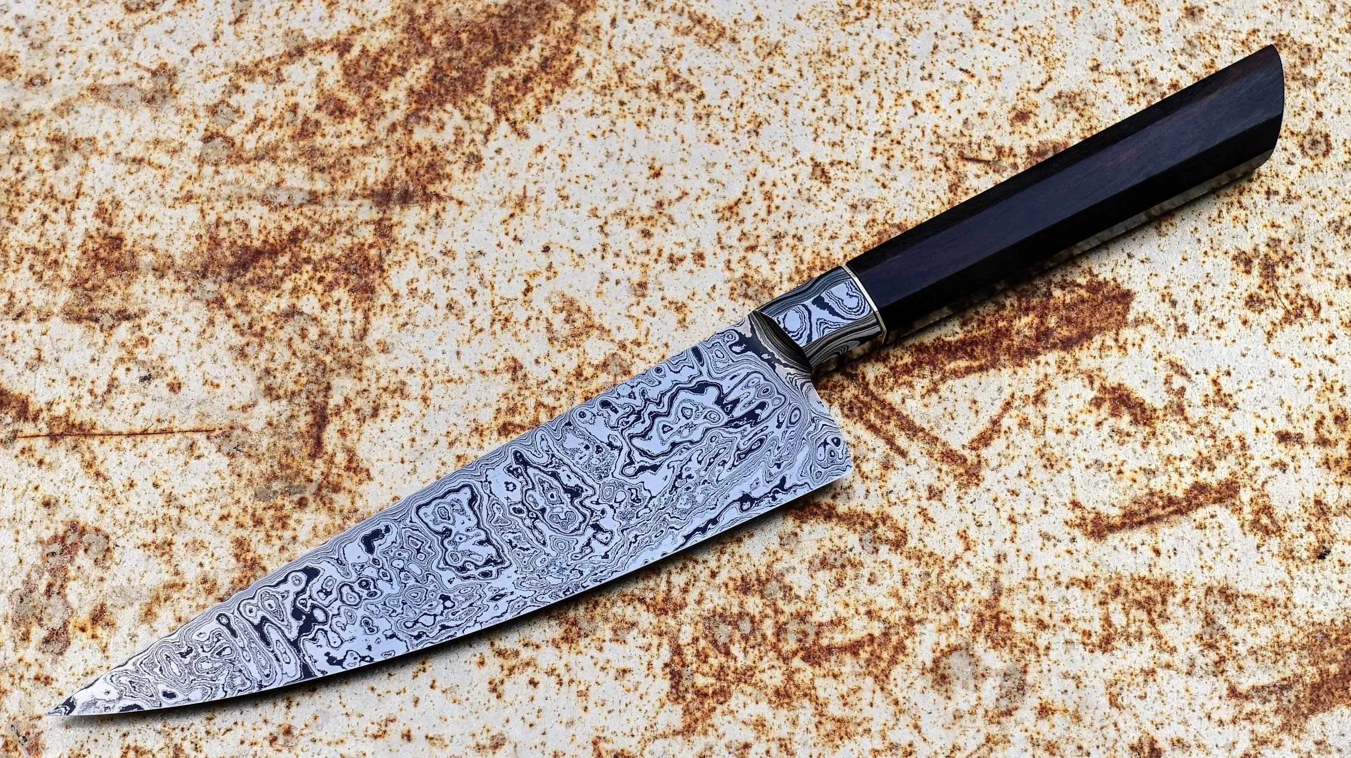 E.B Bladeworks Integral Western Chef 195mm