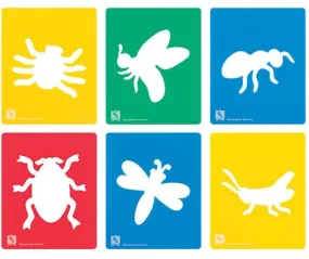 EC Stencils Insects Pack of 6