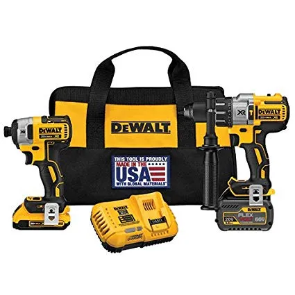 Factory Refurbished DEWALT FLEXVOLT® Hammerdrill & Impact Driver Kit DCK299D1T1