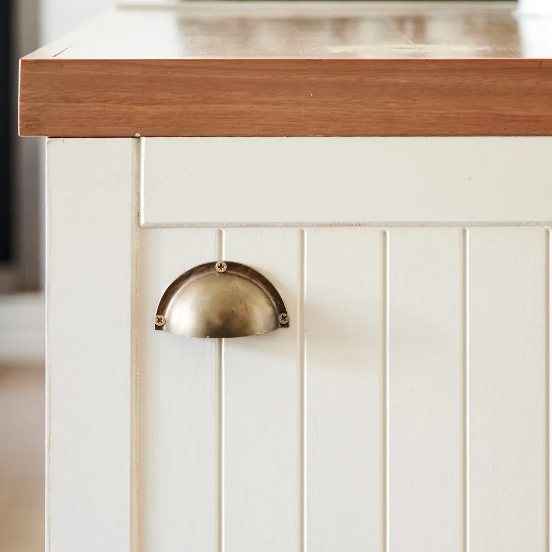 Galley Drawer Pull Brass