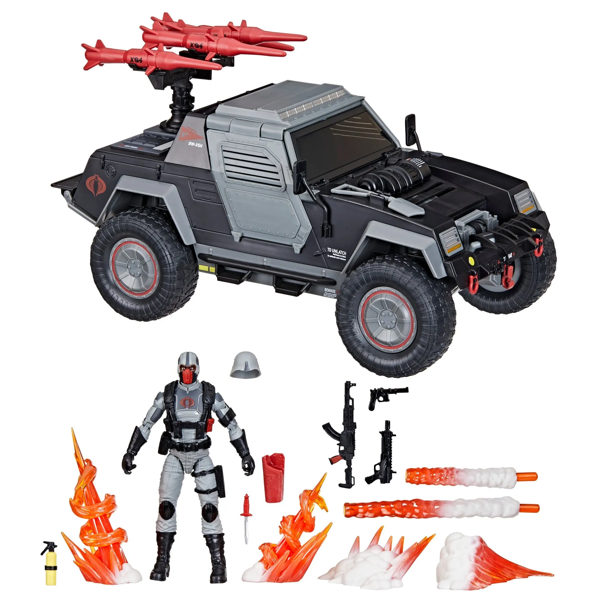 G.I. Joe Classified Series #120, Cobra Night Attack 4-WD Stinger & Driver - Presale