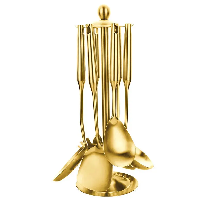 Gold Stainless Steel Kitchen Utensils