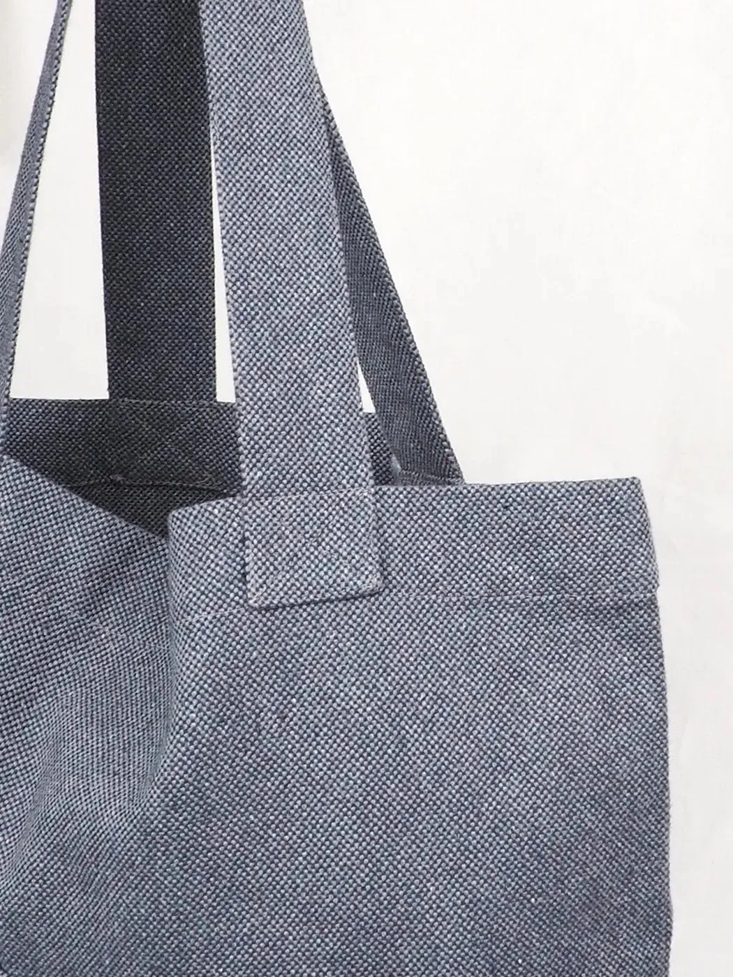 Gray Recycled Hemp Tote Bag