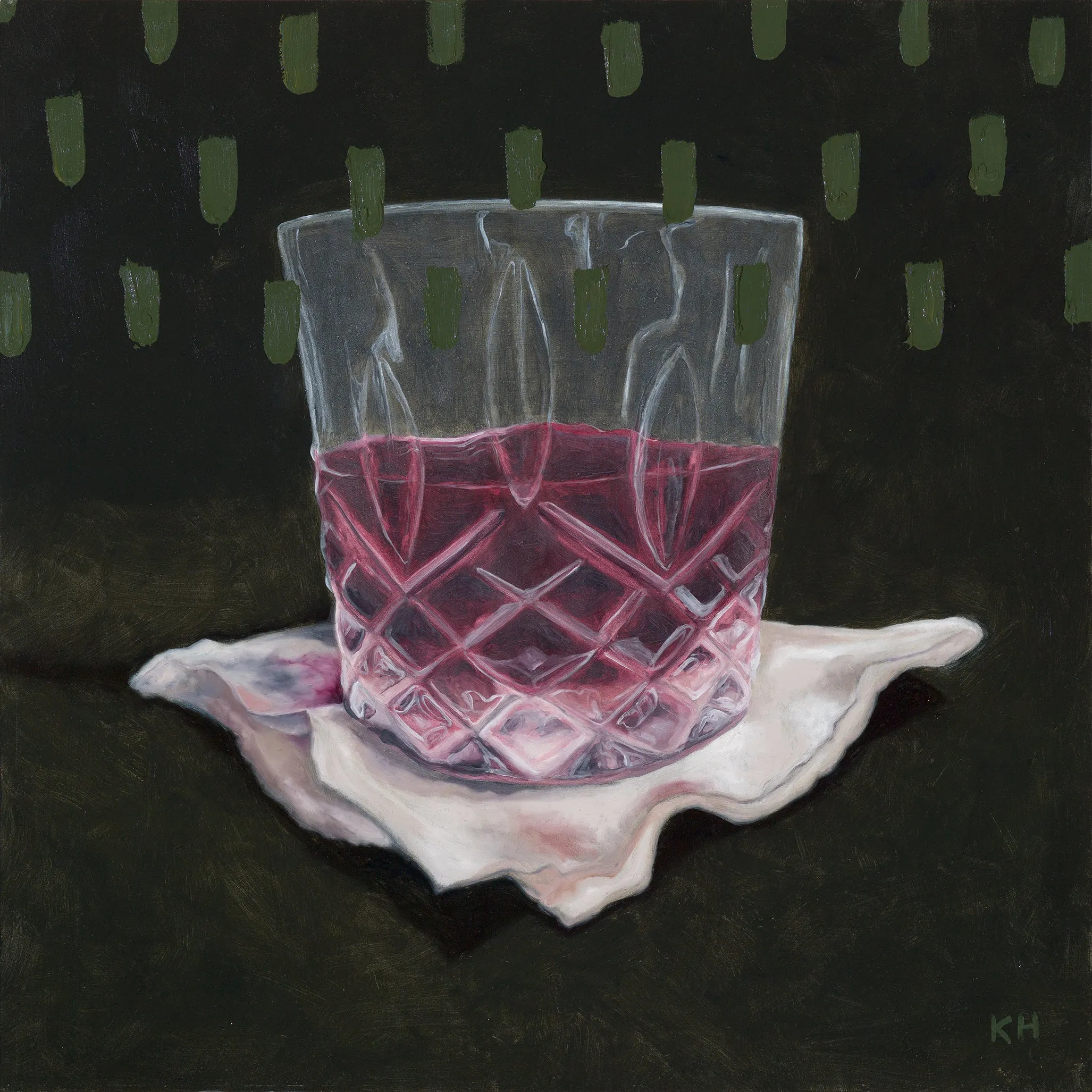 LIMITED EDITION PRINT 'Red Wine, Napkin, Leaves' [ MEDIUM ]