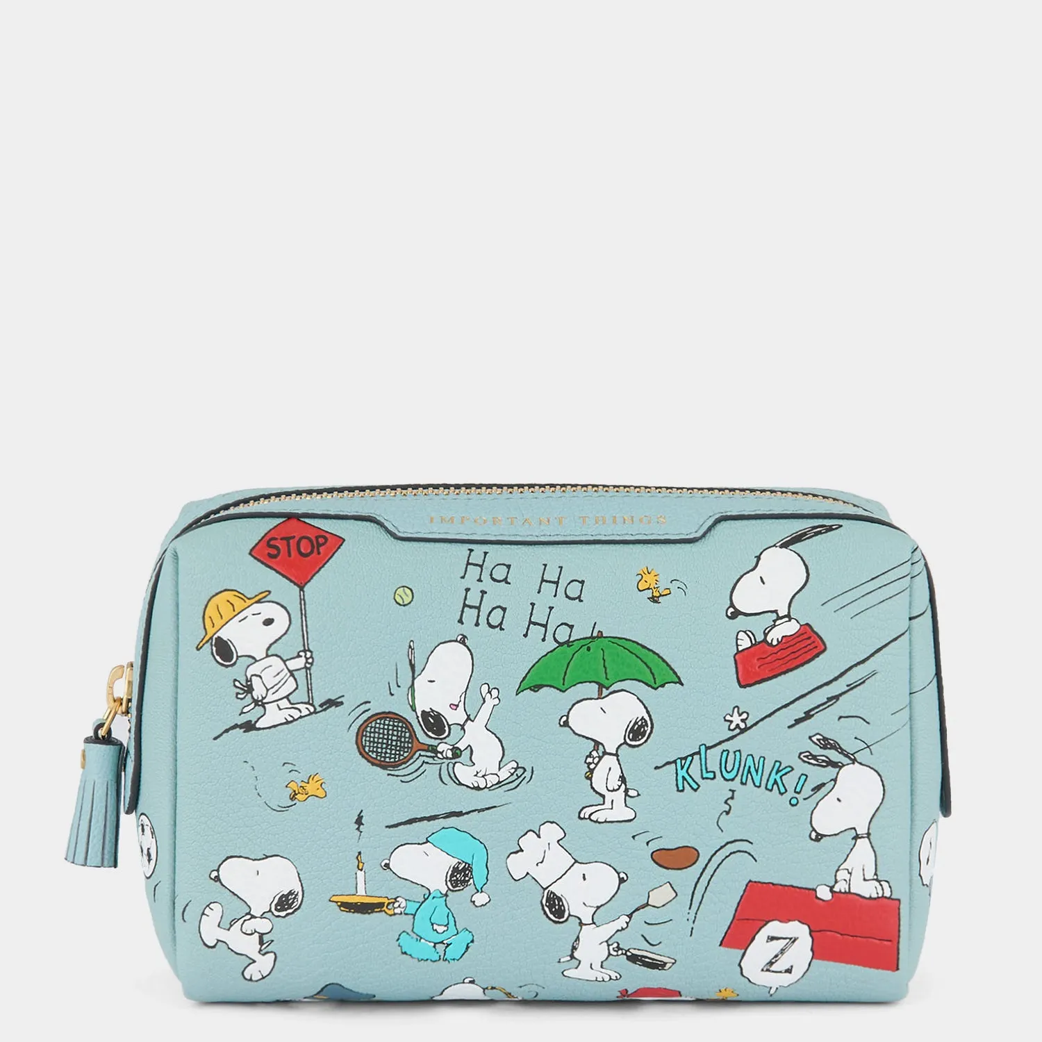 Peanuts Snoopy and Woodstock Important Things Pouch