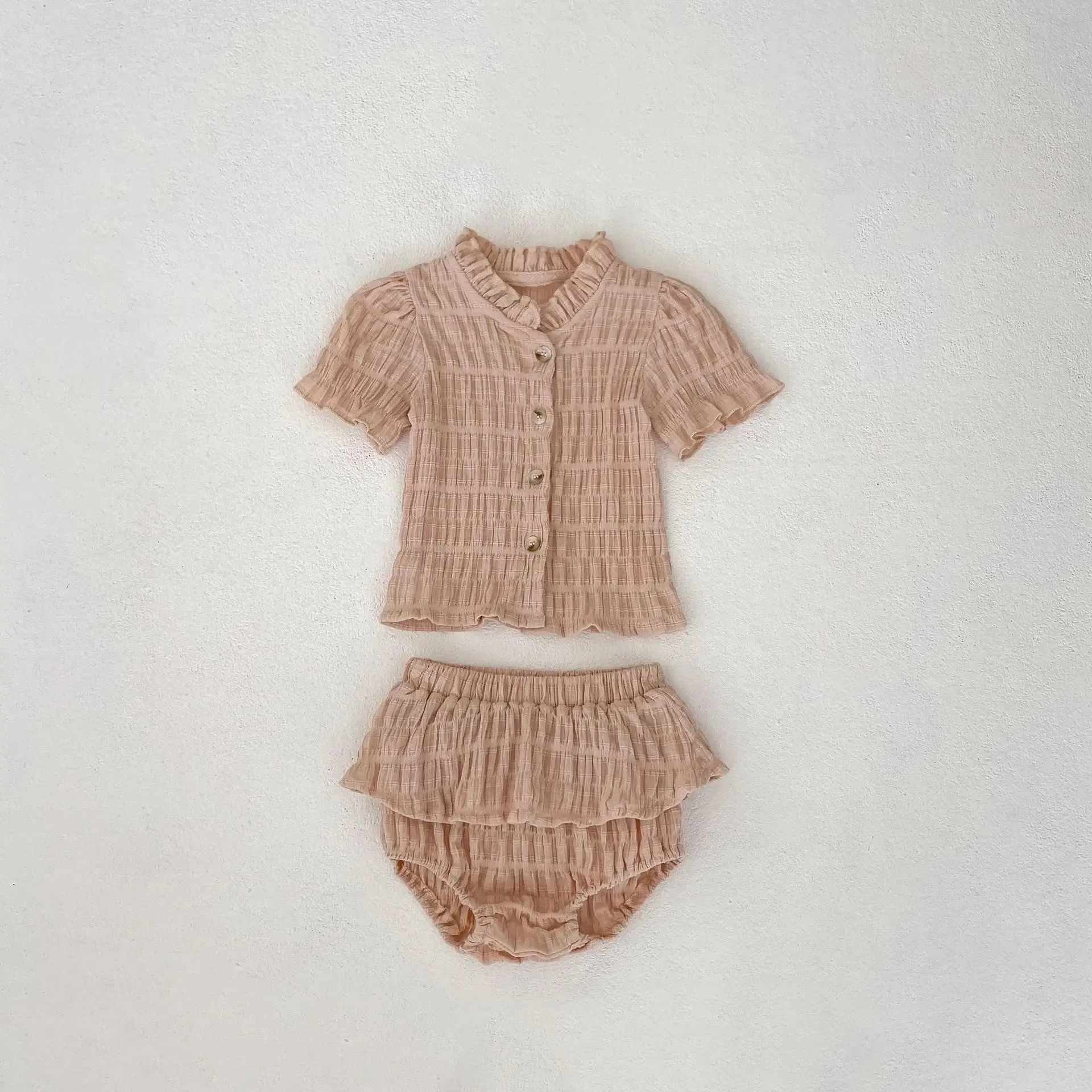 Ruffle Blouse & Bloomers Set