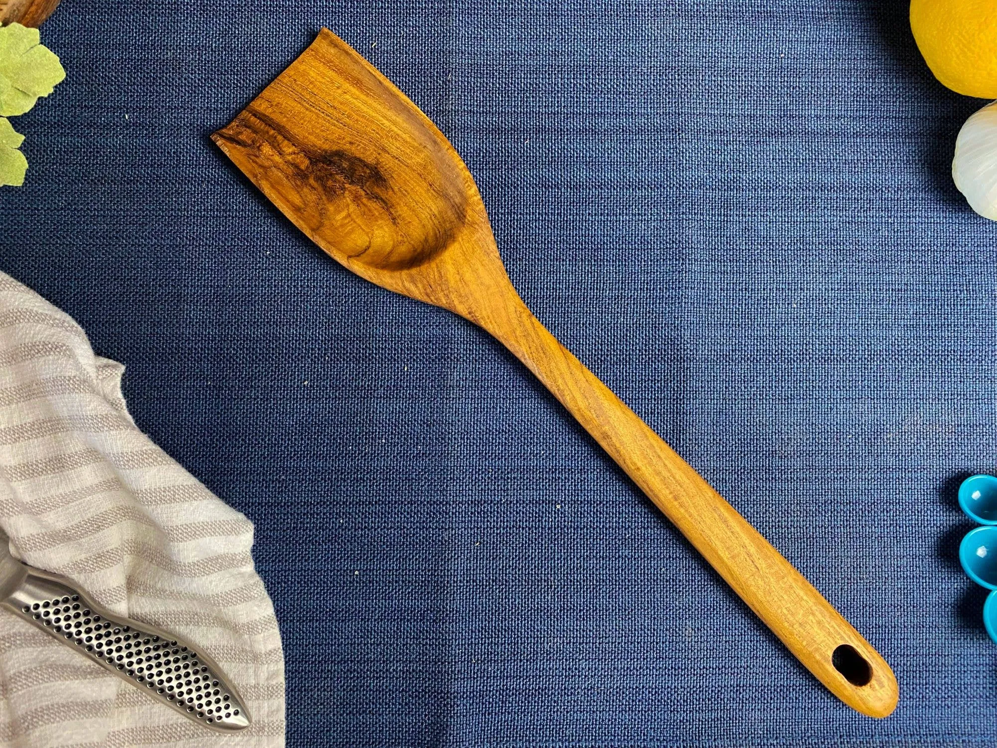 Rustic Handle Wooden Scraping Spoon