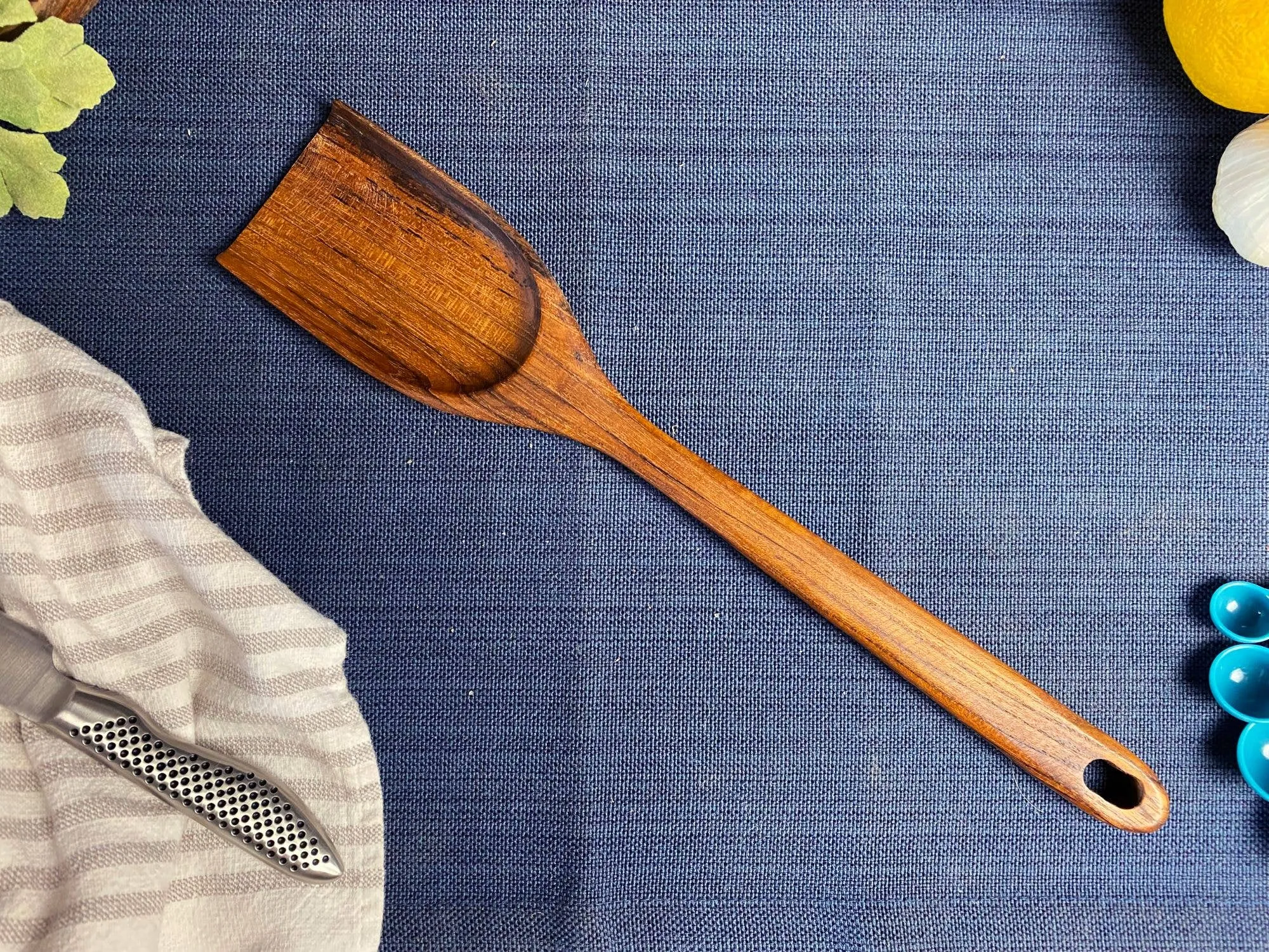 Rustic Handle Wooden Scraping Spoon