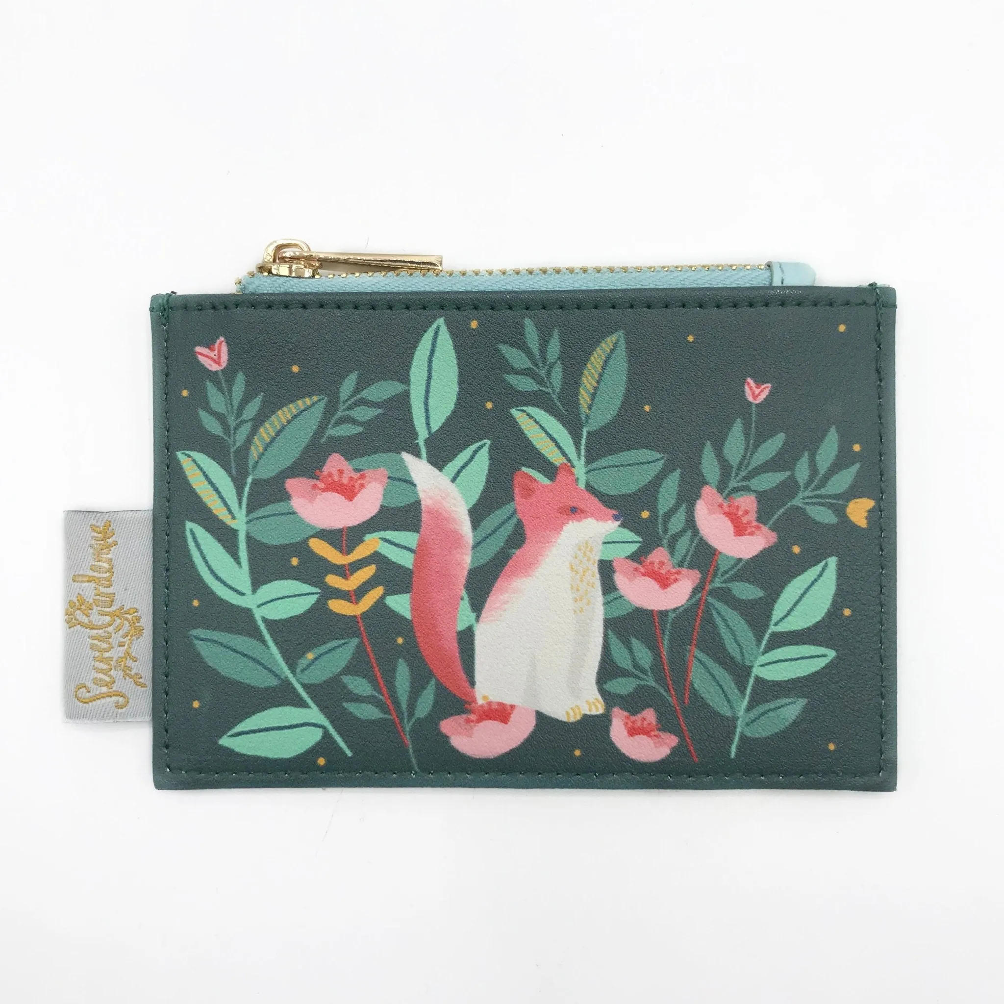 Secret Garden Fox Zip Purse