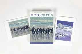 Snowy Beach Kings / Flocks by Night Notecard Set