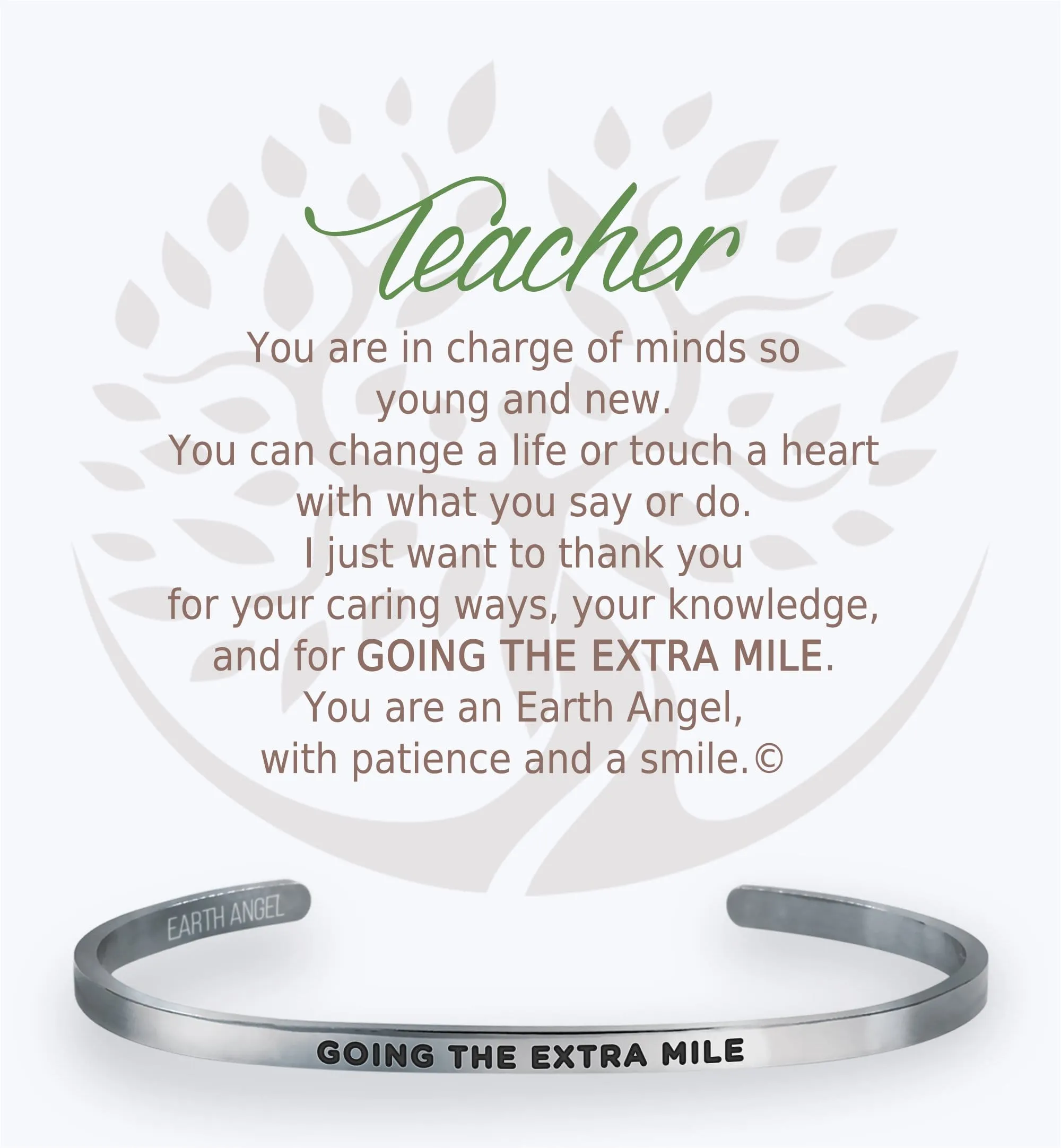 Teacher: Cuff Bracelet